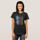 Argentina Flag Ecuador Grown Country Flags Stripes T-Shirt (Vorne ganz)