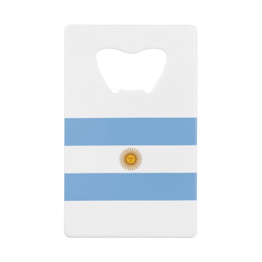 Argentina Flag Geldbeutel Flaschenöffner (Vorderseite)