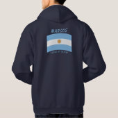 Argentina Flag Hoodie (Rückseite)