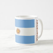 ARGENTINA FLAG KAFFEETASSE (VorderseiteRechts)