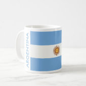 ARGENTINA FLAG KAFFEETASSE (Vorderseite Links)
