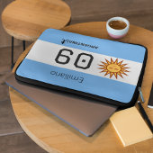 Argentina Flag Personalized Soccer Fan Gear Laptopschutzhülle