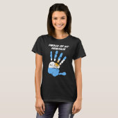 Argentina Flag Printed Palm T-Shirt (Vorne ganz)