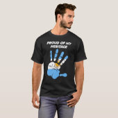 Argentina Flag Printed Palm T-Shirt (Vorne ganz)