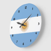 Argentina Große Wanduhr (Winkel)