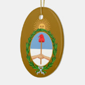 ARGENTINA*-, kundenspezifische Keramik Ornament (Links)