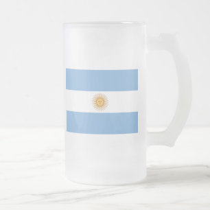 Argentina Mattglas Bierglas