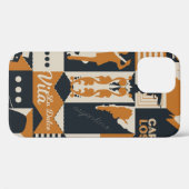 Argentina Muster nahtlose Design-Abbildung Case-Mate iPhone Hülle (Rückseite (Horizontal))