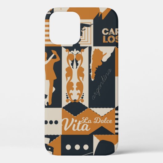 Argentina Muster nahtlose Design-Abbildung Case-Mate iPhone Hülle (Rückseite)