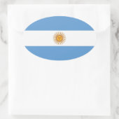 ARGENTINA OVALER AUFKLEBER (Tasche)