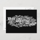 ARGENTINA Postkarte (Vorne/Hinten)
