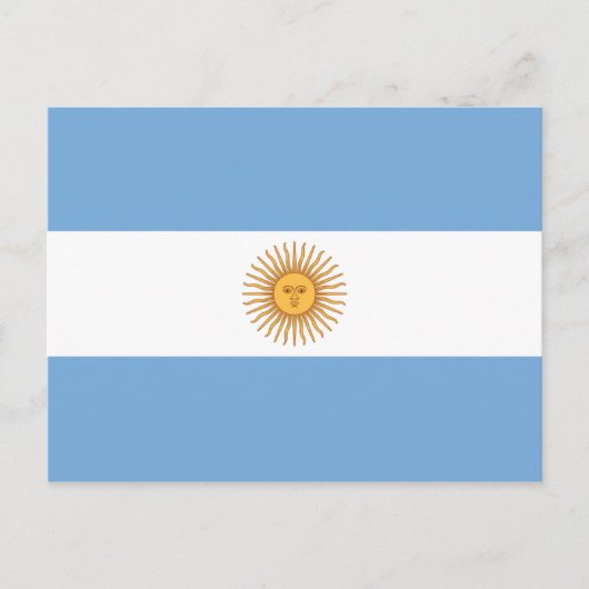 Argentina Postkarte (Vorderseite)