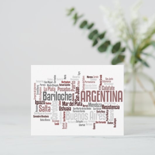 ARGENTINA Postkarte (Stehend Vorderseite)