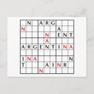 ARGENTINA POSTKARTE