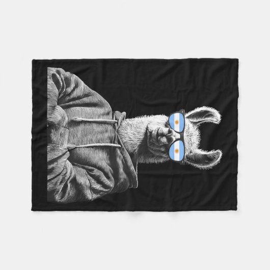 Argentina Pride Argentinian Flag  Fleecedecke (Vorderseite (Horizontal))