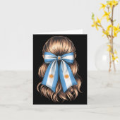 Argentina Pride Argentinian Flag Karte (Gelbe Blume)