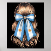 Argentina Pride Argentinian Flag  Poster (Vorne)
