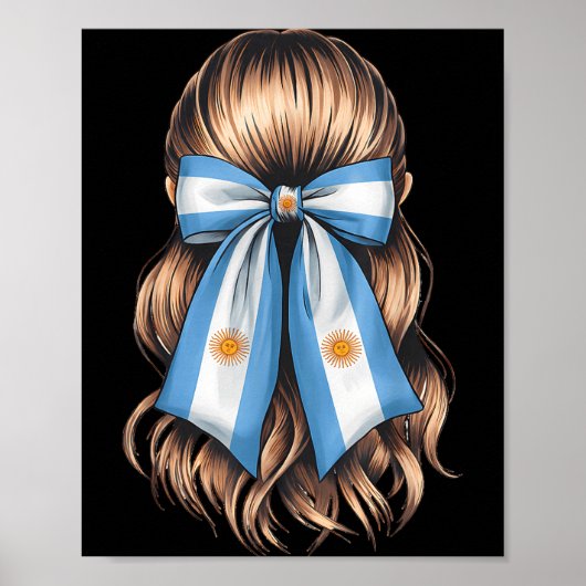 Argentina Pride Argentinian Flag  Poster (Vorne)