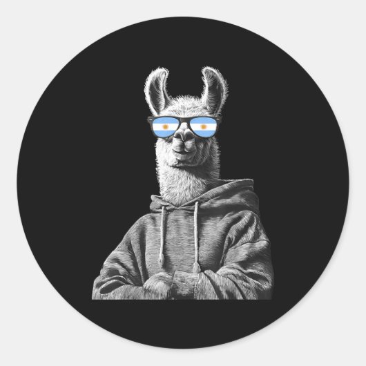 Argentina Pride Argentinian Flag Runder Aufkleber (Vorderseite)