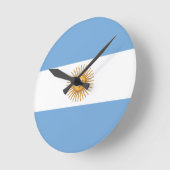 Argentina Runde Wanduhr (Winkel)