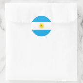 Argentina Runder Aufkleber (Tasche)