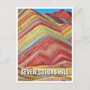 Argentina Seven Colors Hill Quebrada de Humahuaca Postkarte