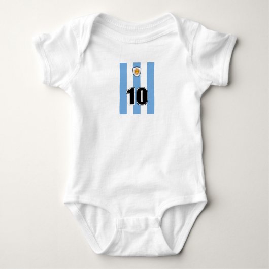 Argentina soccer baby strampler (Vorderseite)