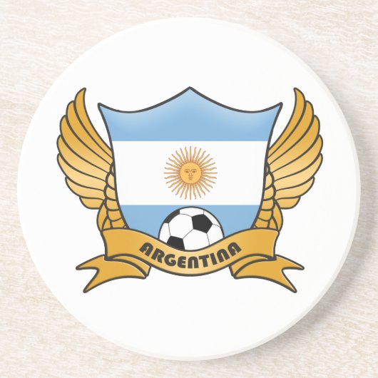 Argentina Soccer Futball Untersetzer (Vorne)