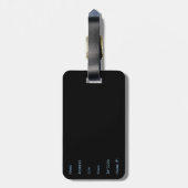 Argentina soccer gepäckanhänger (Rückseite vertikal)