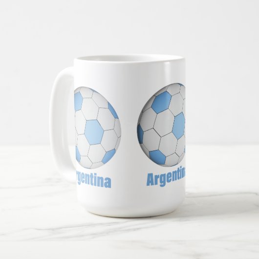 Argentina soccer  kaffeetasse (Vorderseite Links)