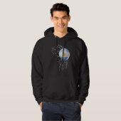 Argentina Soccer Team Fan Argentine Flag Patriotic Hoodie (Vorne ganz)