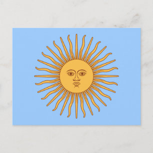 Argentina Sol de Mayo Postkarte