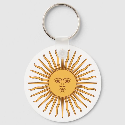 Argentina Sol de Mayo Schlüsselanhänger (Vorderseite)