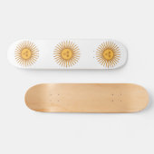 Argentina Sol de Mayo Skateboard (Horizontal)