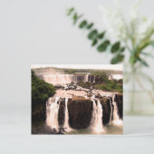 Argentina Waterfalls Postkarte (Stehend Vorderseite)