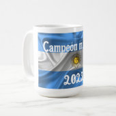 ARGENTINA - World Champion Kaffeetasse (Vorderseite Links)