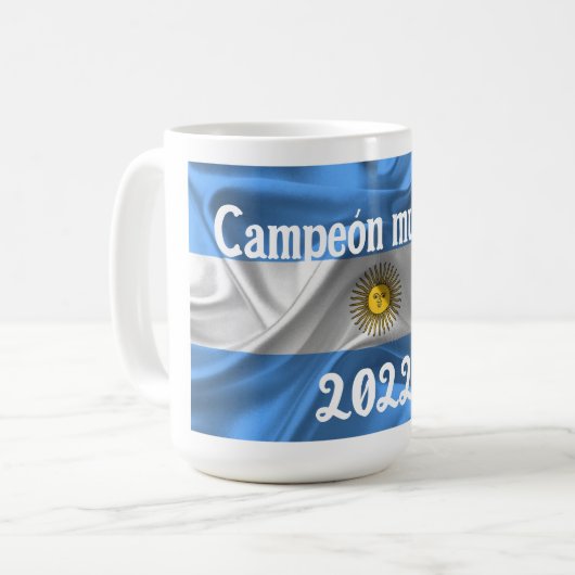 ARGENTINA - World Champion Kaffeetasse (Vorderseite Links)