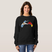 Argentine Germany Flag - Argentinian German Heart Sweatshirt (Vorne ganz)