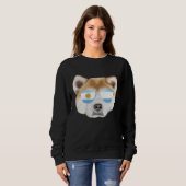 Argentinian Flag Akita Dog Argentina Pocket Sweatshirt (Vorne ganz)