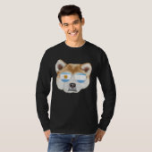 Argentinian Flag Akita Dog Argentina Pocket T-Shirt (Vorne ganz)