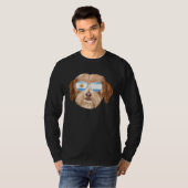 Argentinian Flag Havanese Dog Argentina Pocket T-Shirt (Vorne ganz)