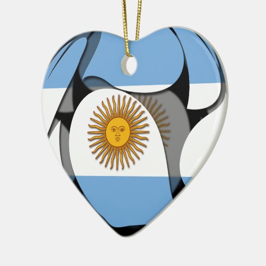 Argentinien #1 keramik ornament (Links)