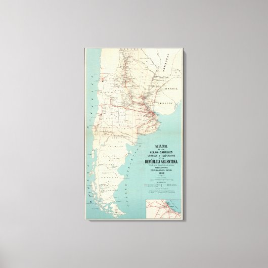 Argentinien 2 leinwanddruck (Vorderseite)