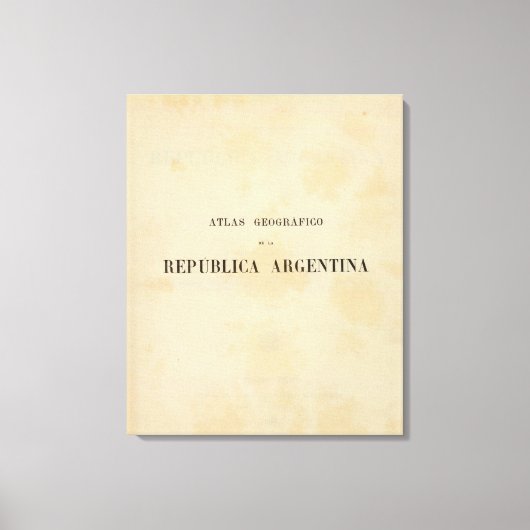 Argentinien 2 leinwanddruck (Vorderseite)