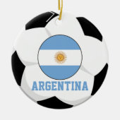 Argentinien 3 Mal Fußball Champs Ornament (Vorne)