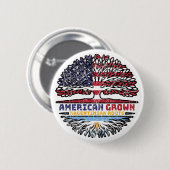 Argentinien Argentinien Argentinier USA Amerika Button (Vorne & Hinten)