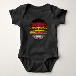 Argentinien Argentinisch Deutsch Deutschland Baum Baby Strampler