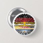 Argentinien Argentinisch Deutsch Deutschland Baum Button (Vorne & Hinten)
