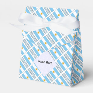 Argentinien Argentinische Flagge Kacheln Personali Geschenkschachtel