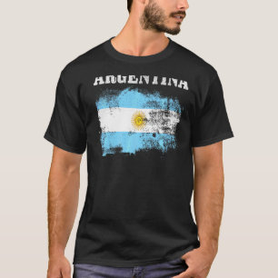 Argentinien Argentinische Flagge Vintage Argentini T-Shirt